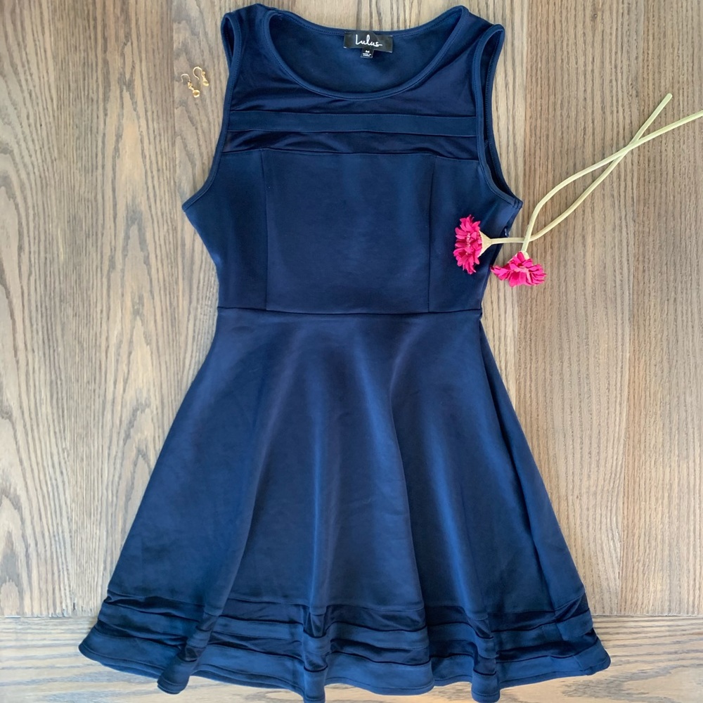 Blue dress